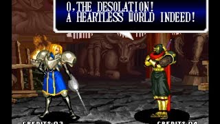Samurai Shodown IV: Charlotte playthrough / lvl-4 【60fps】
