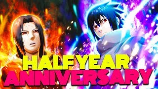 Half Year Anniversary Events + EMS Sasuke Summons!! | Naruto x Boruto Ninja Voltage