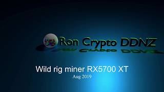 RX 5700 XT mining Aug 2019 (-50 on power)