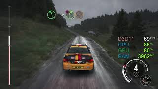 AMD Radeon RX 560 -- Intel Core i3-4160 -- DiRT Rally Benchmark