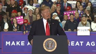 Trump rally and White House Correspondents Dinner held at the same time