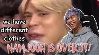 namjoon being done with bts' english | ?