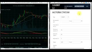 Торговля крипто валютой при помощи CLOUDBOT 2 2  Обзор настроек