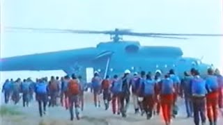 Парашютный спорт. Рекорд  85 человек Фергана 88 год
