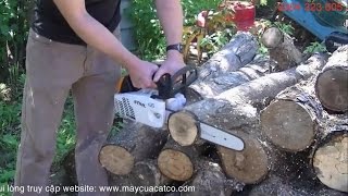 Hướng dẫn sử dụng máy cưa xích cầm tay mini STIHL MS 193 T