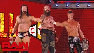 Braun Strowman, Dolph Ziggler & Drew McIntyre mock The Shield: Raw Exclusive, Sept. 3, 2018