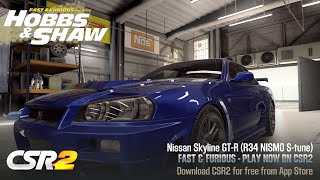 【CSR2】Skyline GT-R (R34 NISMO S-tune), shift & tune for 7.803 (ver 2.5.0)