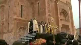 Consecration of Crosses of the Armenian Cathedral in Moscow