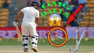 TOP 7  BROKEN STAMPS BALLS! || BEST STAMPS BREAKING BALLS OF CRICKET HISTORY!!