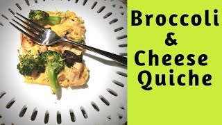 Skinny Broccoli and Cheese Quiche Recipe By Risa Weiner