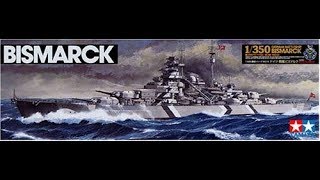 Сборка модели немецкого линкора Bismarck от Tamiya часть 1