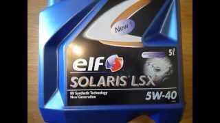 Моторное мало ELF SOLARIS LSX 5W-40 (Evolution FULL-TECH LSX). Обзор.