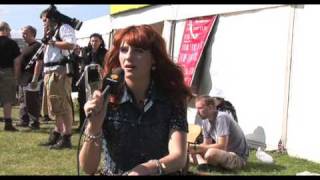 Florence from Florence and The Machine at T in the Park