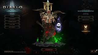 Diablo 3 Season 16 GR 111(113+) Para 1035(14K) CHARGE BARB!!!!!!(Solo Play Only)