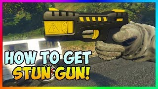 GTA 5 Online How To Get STUN GUN ONLINE GLITCH! How To Get RARE Guns FREE 1.42 (New GTA 5 Glitches)