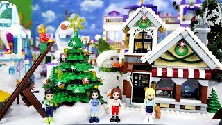 Święta w Heartlake ☃ Prezenty choinka... ☃ Bajka z klockami Lego Friends ☃ po polsku 4K