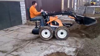 Самодельный мини погрузчик