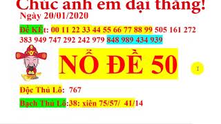 Cầu XSMB ngày 21_ 01_2020 thống kê phân tích cầu đẹp ngày hôm nay
