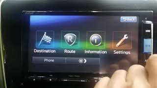 Changing the language to English on Gathers VXM145,VXM155,VXM165, VXM175,VXM185