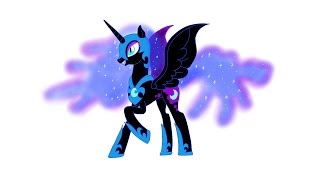 iPad Pro, How to draw Nightmare Moon, My Little Pony, Как нарисовать Лунную пони