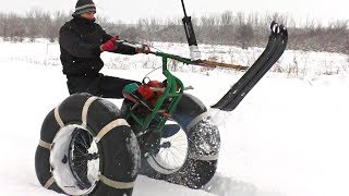 ✅Гонки самодельных снегоходов? Кто мощнее и проходимей