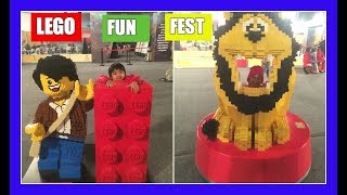 FUIMOS A LEGO FUN FEST- ARMANDO LEGOS, PISCINA DE LEGOS, FIGURAS DE LEGOS - Mcqueenthiago