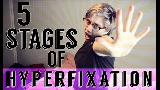 The 5 stages of Hyperfixation, from your ADHD pal! // Just ADHD Things