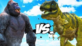 KING KONG VS T-REX - EPIC BATTLE
