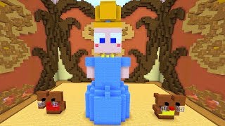 Minecraft Build Battle - CINDERELA E PORCO VOADOR