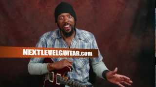 Easy Beginner guitar fun learn power chord rock rhythm and licks Black Sabbath inspired lesson