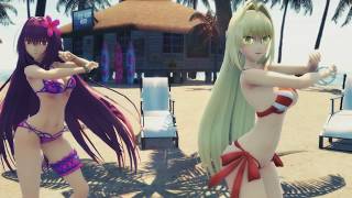 [Fate/MMD] Step [Scathach, Nero, Kiyohime]