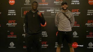 Fight Night Singapore: Ovince Saint Preux vs Tyson Pedro - Always Going for the First Round Finish