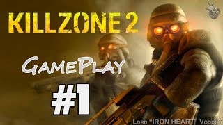 Killzone 2 прохождение игры #1 [Начинаем бить Хелгастов] геймплей
