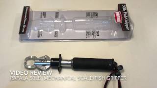 Review - Rapala 50lb. Mechanical Scale/Fish Gripper for Fishing