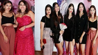 "PAKHI HEGDE" Look Younger Than Her Two Daughters AASHNA HEGDE & KHUSHI HEGDE At Birthday Party 2019
