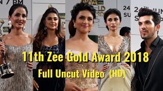 Uncut:11th Gold Awards 2018 Full Show | Jennifer,Divyanka,Hina,Mouni,Nia,Arjun,Alisha