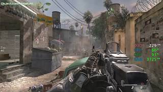 GeForce GTX 1050 ti -- Intel Core i3-8100 -- Call of Duty Modern Warfare 2 FPS Test