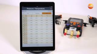 testo 550/557 (Версия 2015): 04. Мобильное приложение. Отображение данных измерения