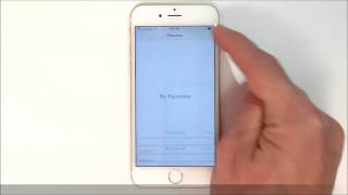 How to Add Favorites to your Contacts - iPhone 6