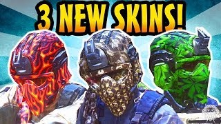 COD Ghosts: 3 New DLC Skins! Inferno, Blunt Force & Bling (Call of Duty Ghost Micro Items)
