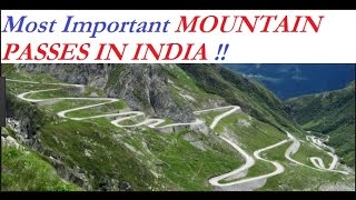 Most Important Mountain Passes of India UPSC Revision Part 11