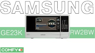 Samsung GE83KRW-2/BW - микроволновая печь с грилем - Видеодемонстрация от Comfy