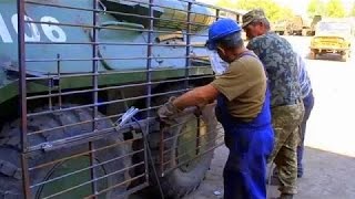 Тюнинг БТР для украинской армии 04.09.14