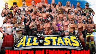 Alle WWE Allstars Signature und Finishers / All WWE Allstars Finishers and Signatures
