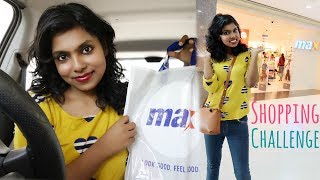 1000 Rs Shopping Challenge - Max Store Shopping Haul | AdityIyer #adityvlogs