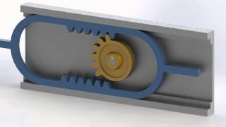 Reciprocate Gear Mechanism 3D model