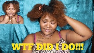1 MONTH AFTER DYING MY 4C HAIR | WATCH THIS BEFORE YOU DYE YOUR NATURAL HAIR