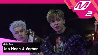 [2017MAMA x M2] 주헌 & 버논 Reaction to NCT127s Performance