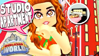 *NEW* STUDIO APARTMENT TOUR!  ROBLOXIA WORLD ROBLOX Housing Update