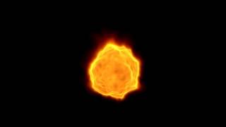 Огненный шар - футаж (footage of the fireball)